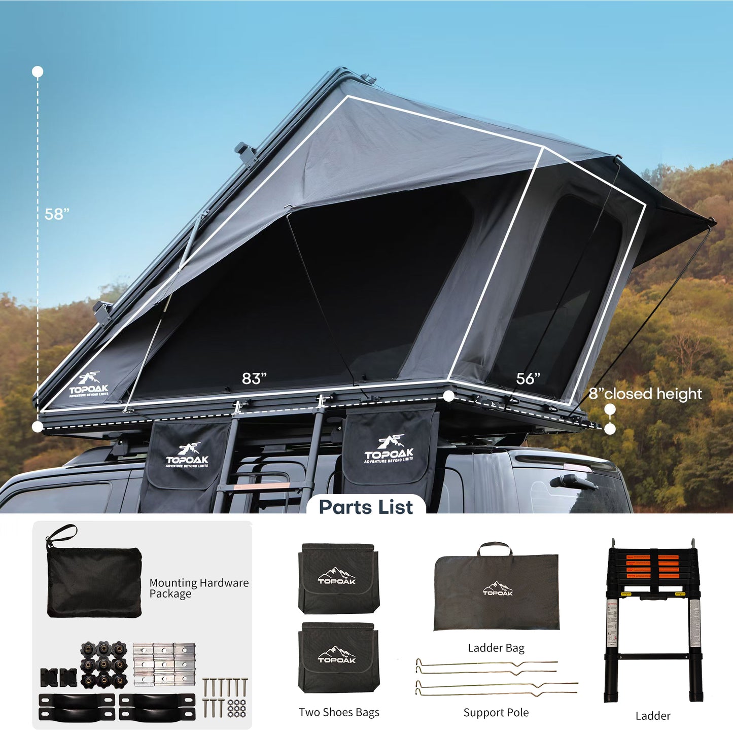 Galaxy Pro | Rooftop Tent RTT - TOPOAK