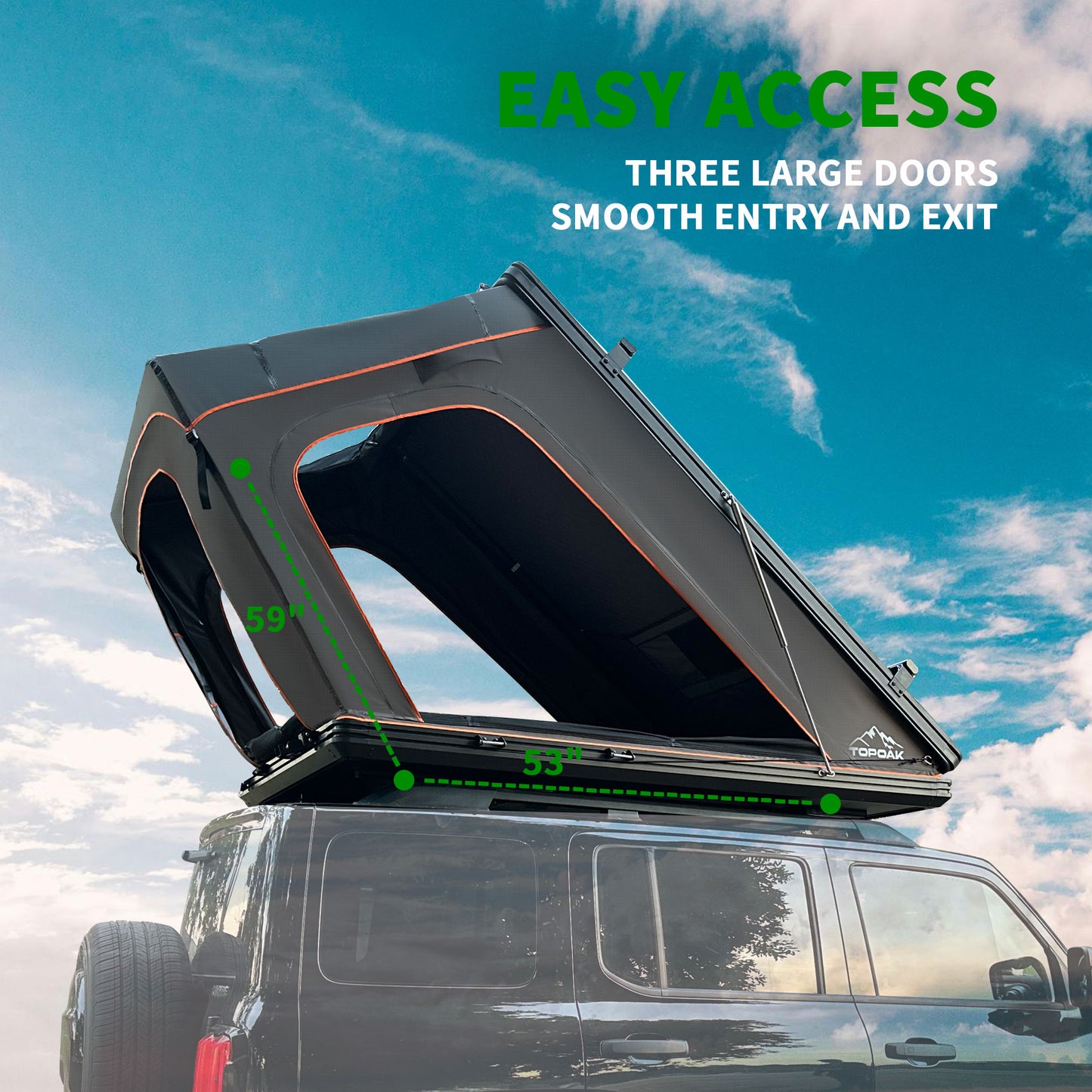 Galaxy 1.0 | Rooftop Tent RTT - TOPOAK