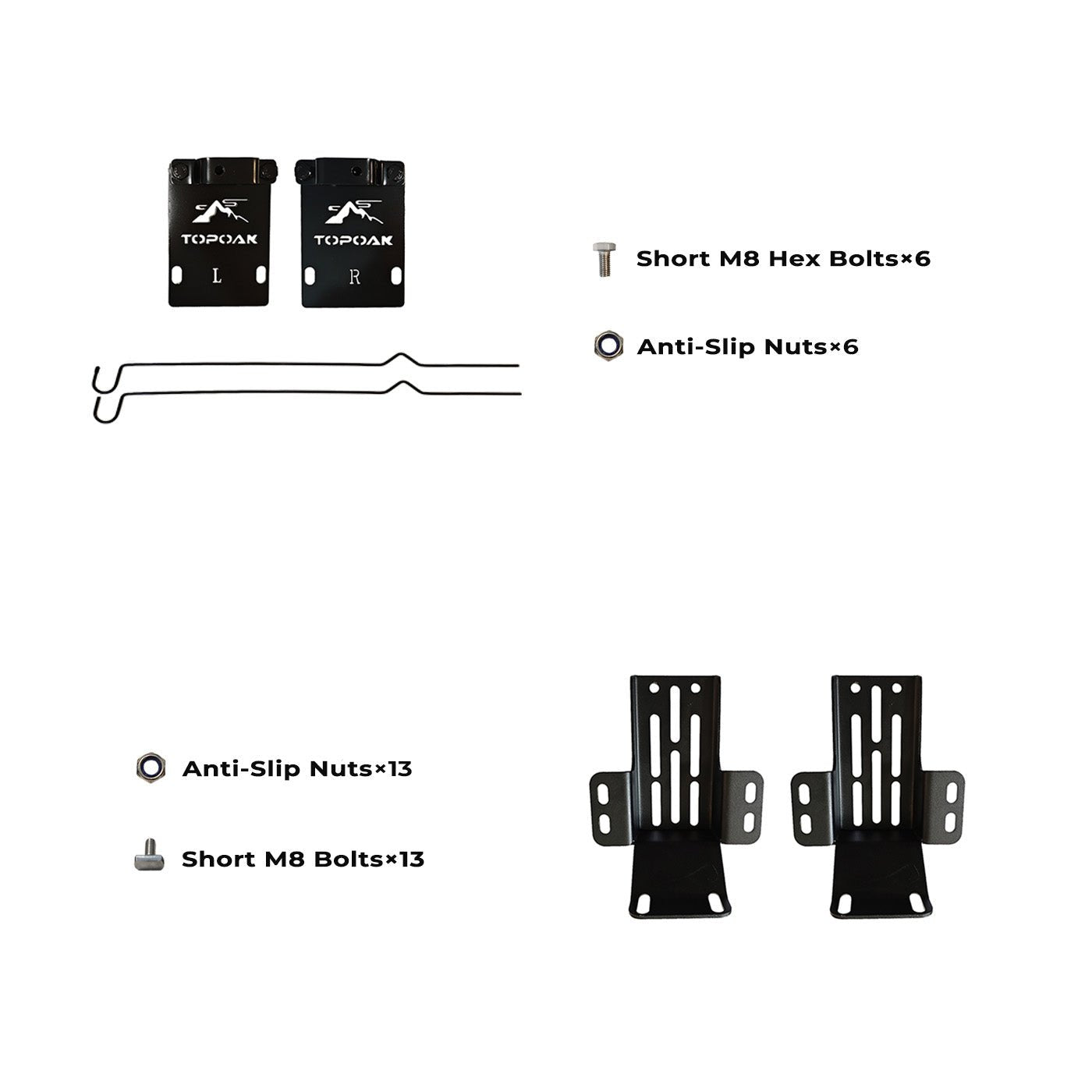Stellar Awning Bracket & Rainfly Support Kit - TOPOAK