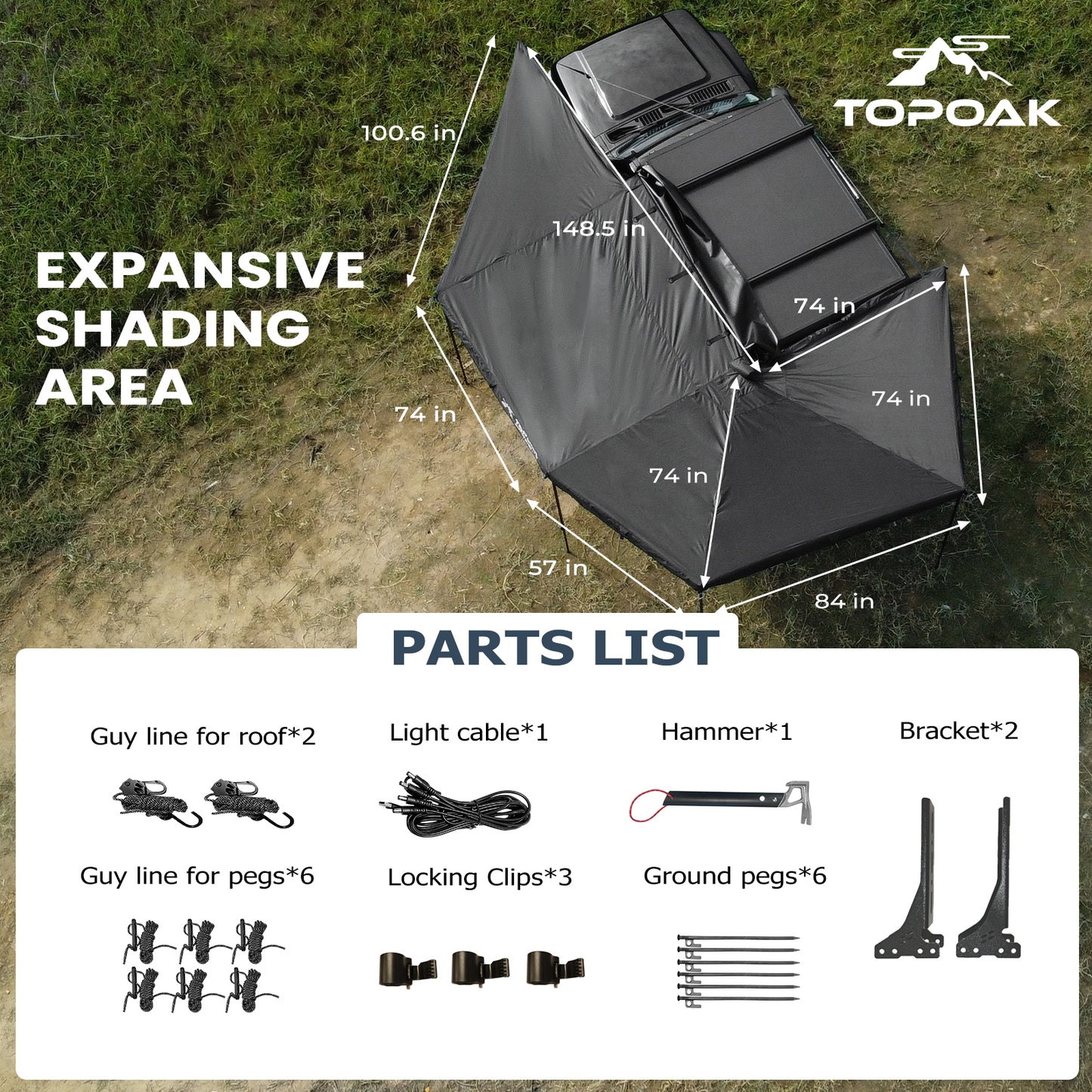 270 - degree Awning - TOPOAK