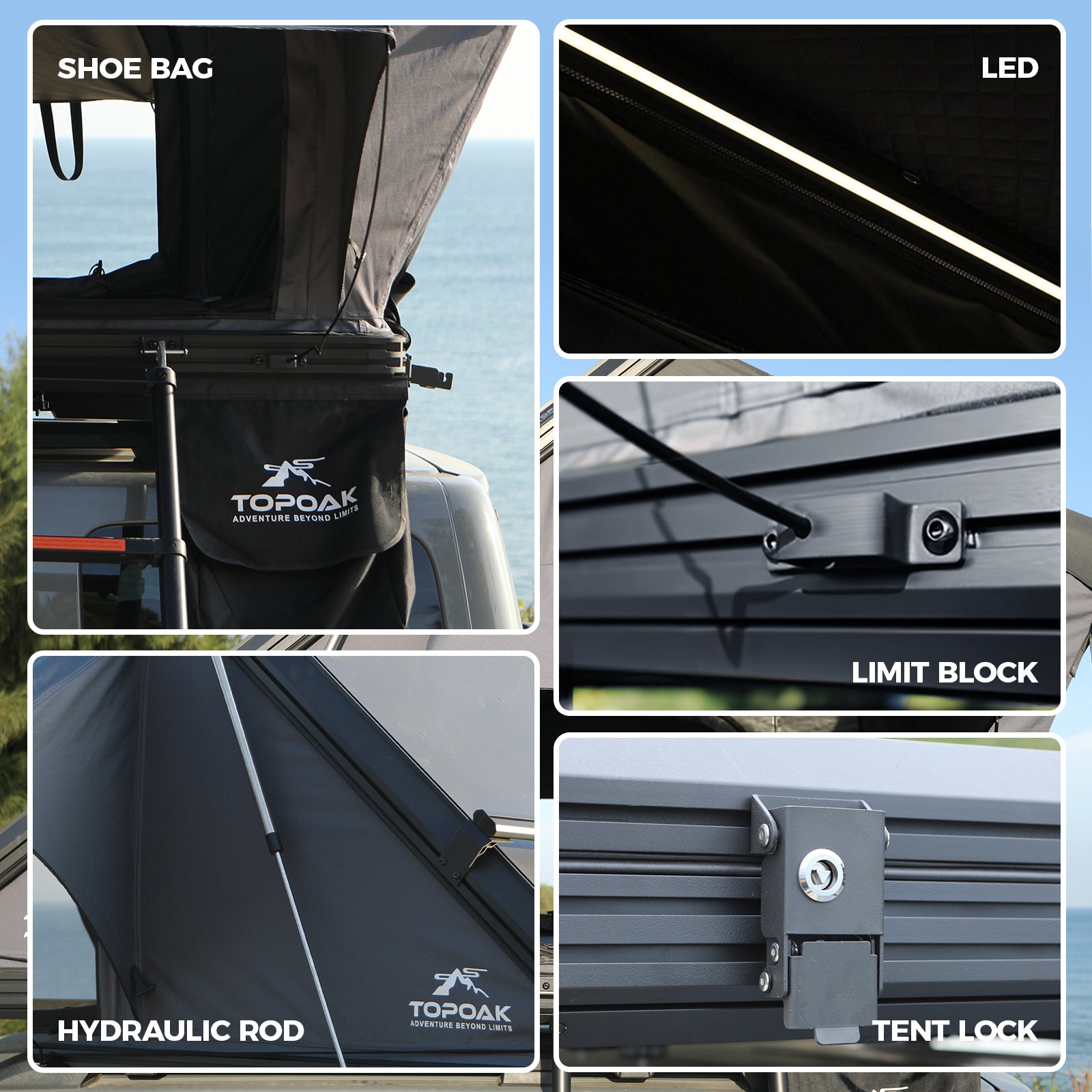 Stellar (Galaxy 2.0) | Rooftop Tent RTT - TOPOAK