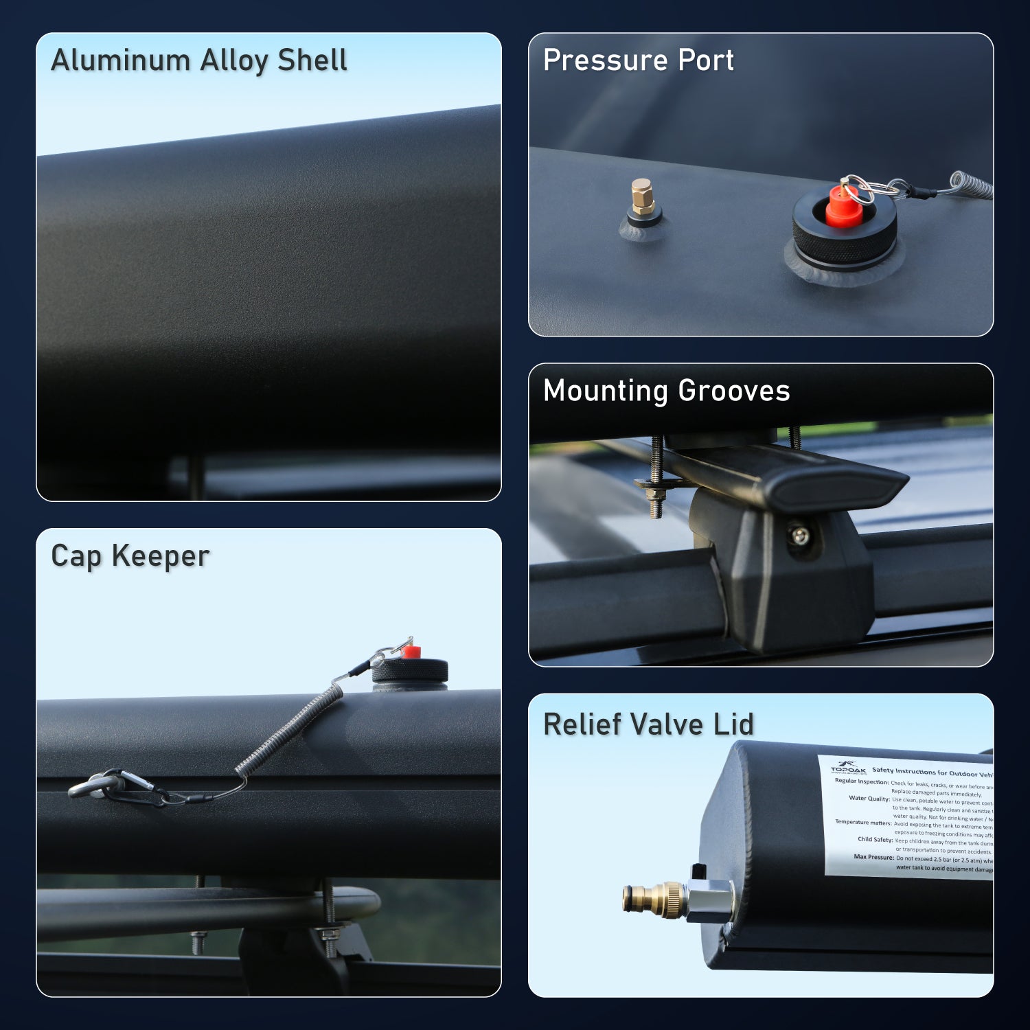 Roof Rack Water Tank - TOPOAK