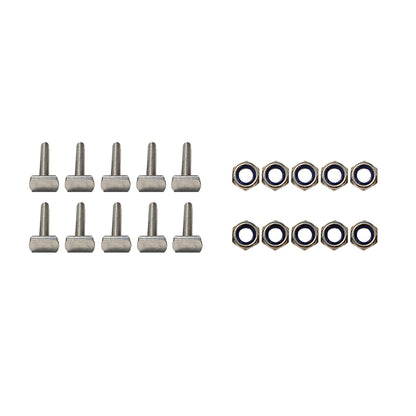 M8 T - slot Bolt Set (10 pieces) - TOPOAK