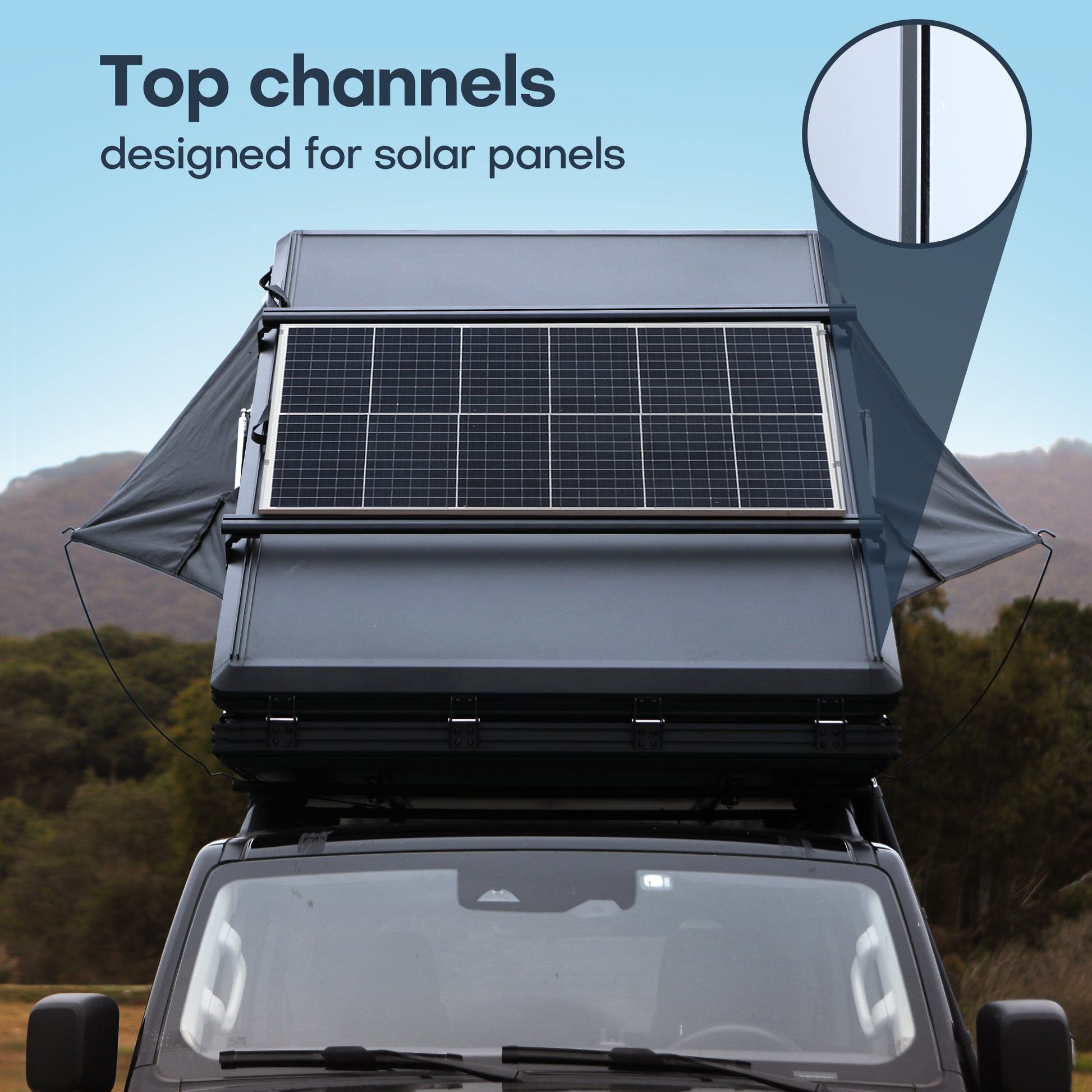 solar panel roof top tent TOPOAK Galaxy Pro