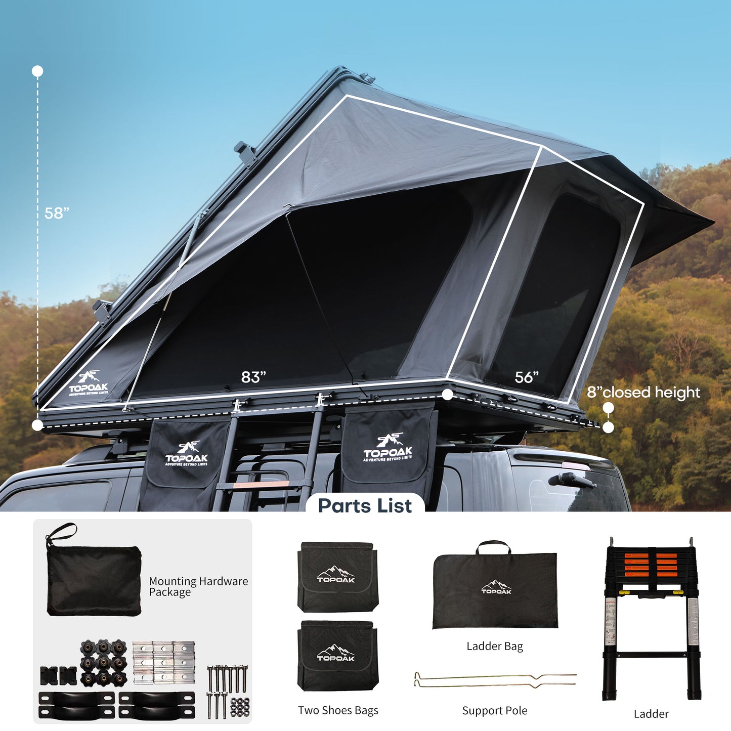 Galaxy Pro | Rooftop Tent RTT