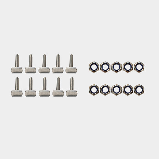 M8 T - slot Bolt Set (10 pieces) - TOPOAK
