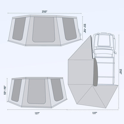 270 - degree Awning Room - TOPOAK
