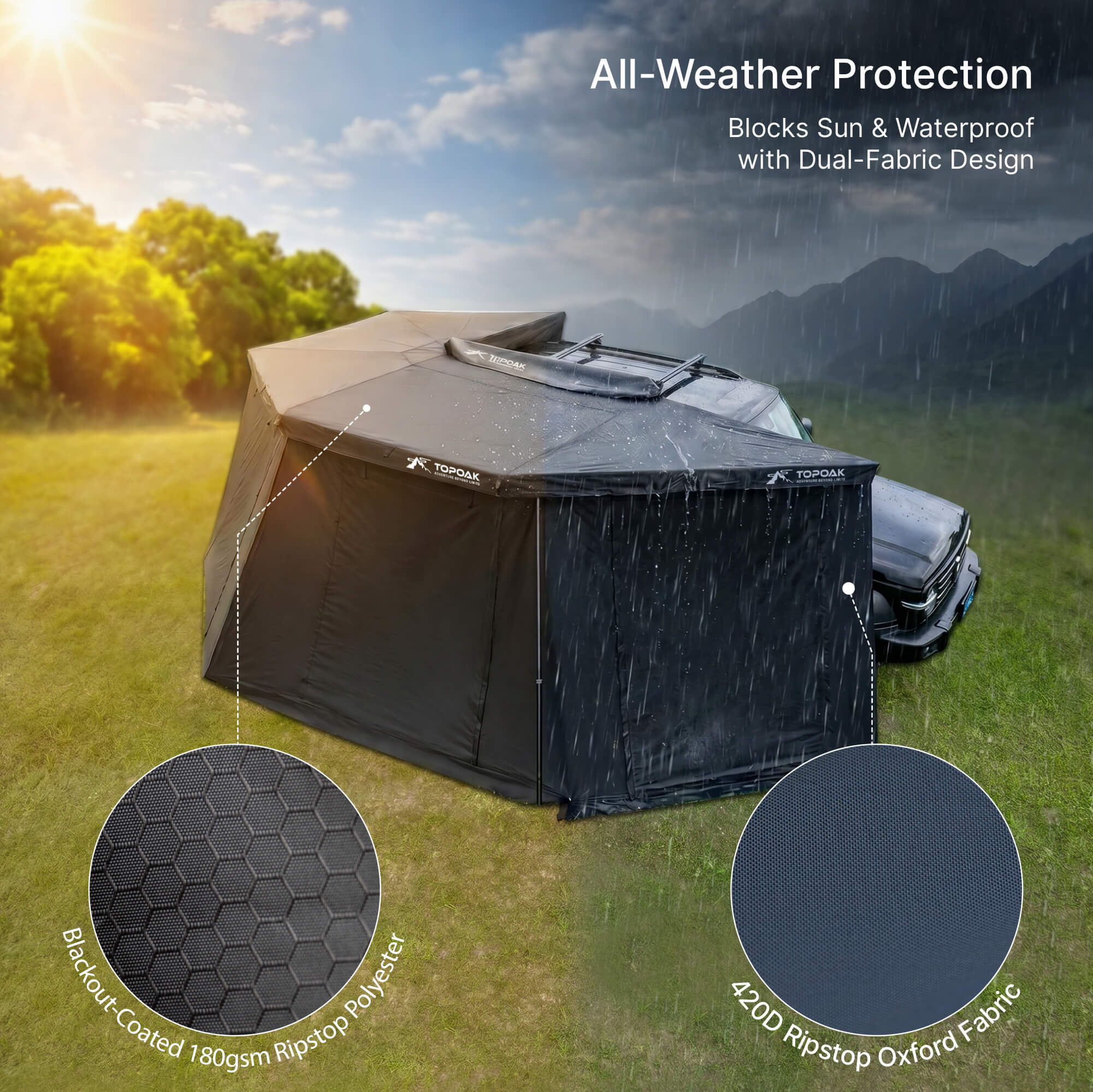 270-degree Awning Walls – TOPOAK