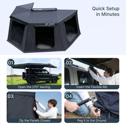 270 - degree Awning Room - TOPOAK