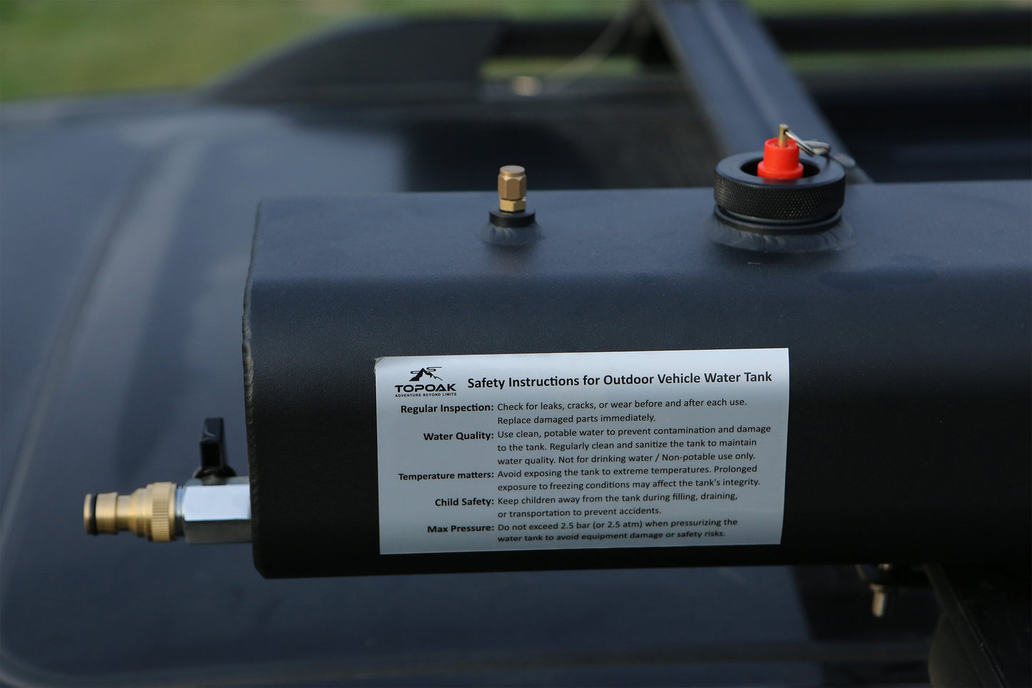 Roof Rack Water Tank
