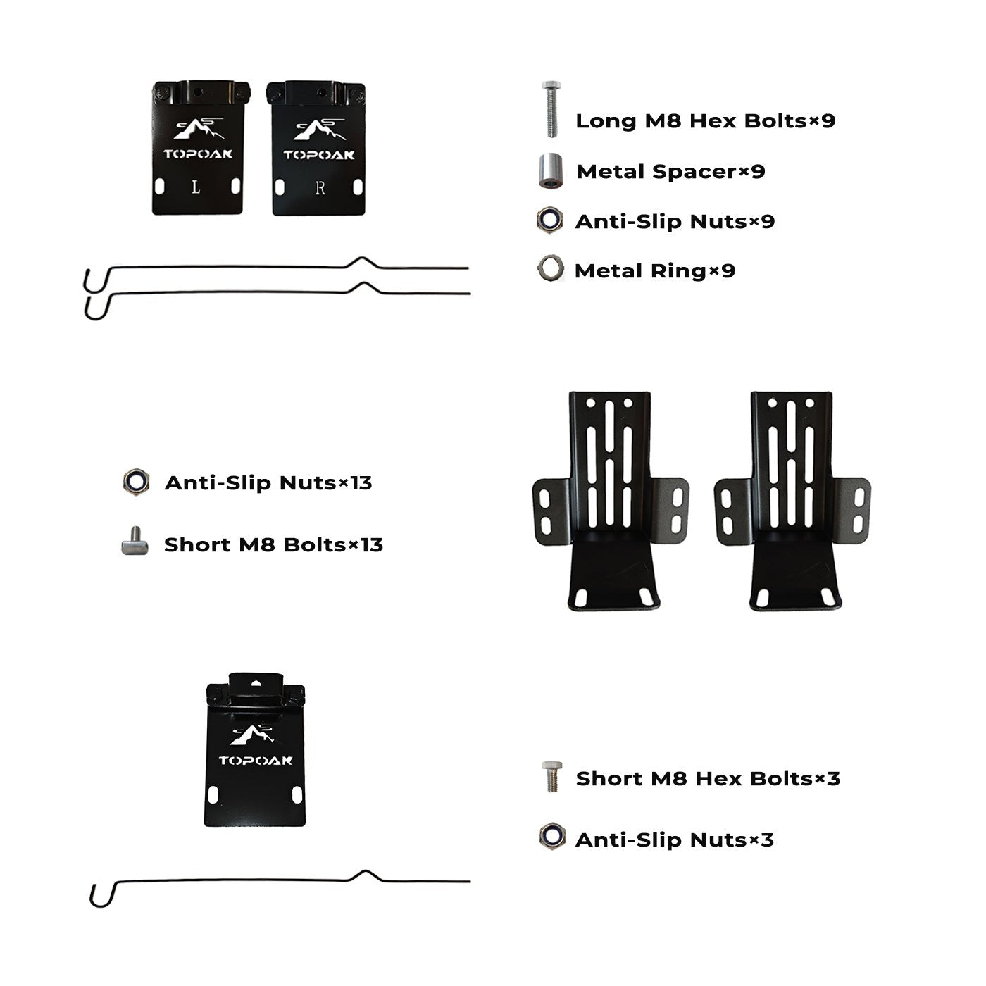 Awning Bracket & Rainfly Support Kit - TOPOAK