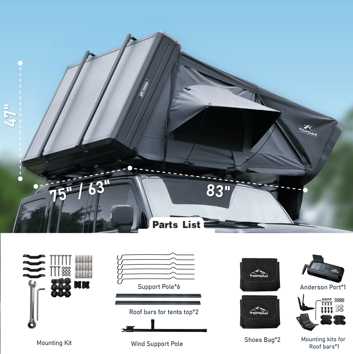 Vision | Rooftop Tent RTT - TOPOAK