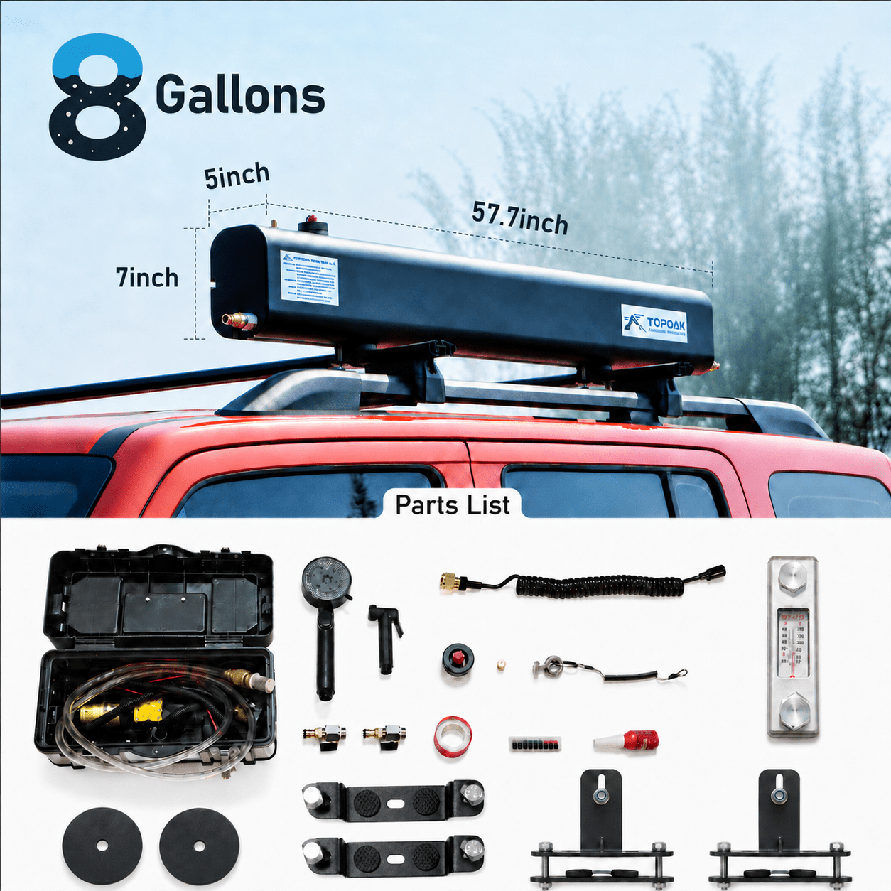 Roof Rack Water Tank - TOPOAK
