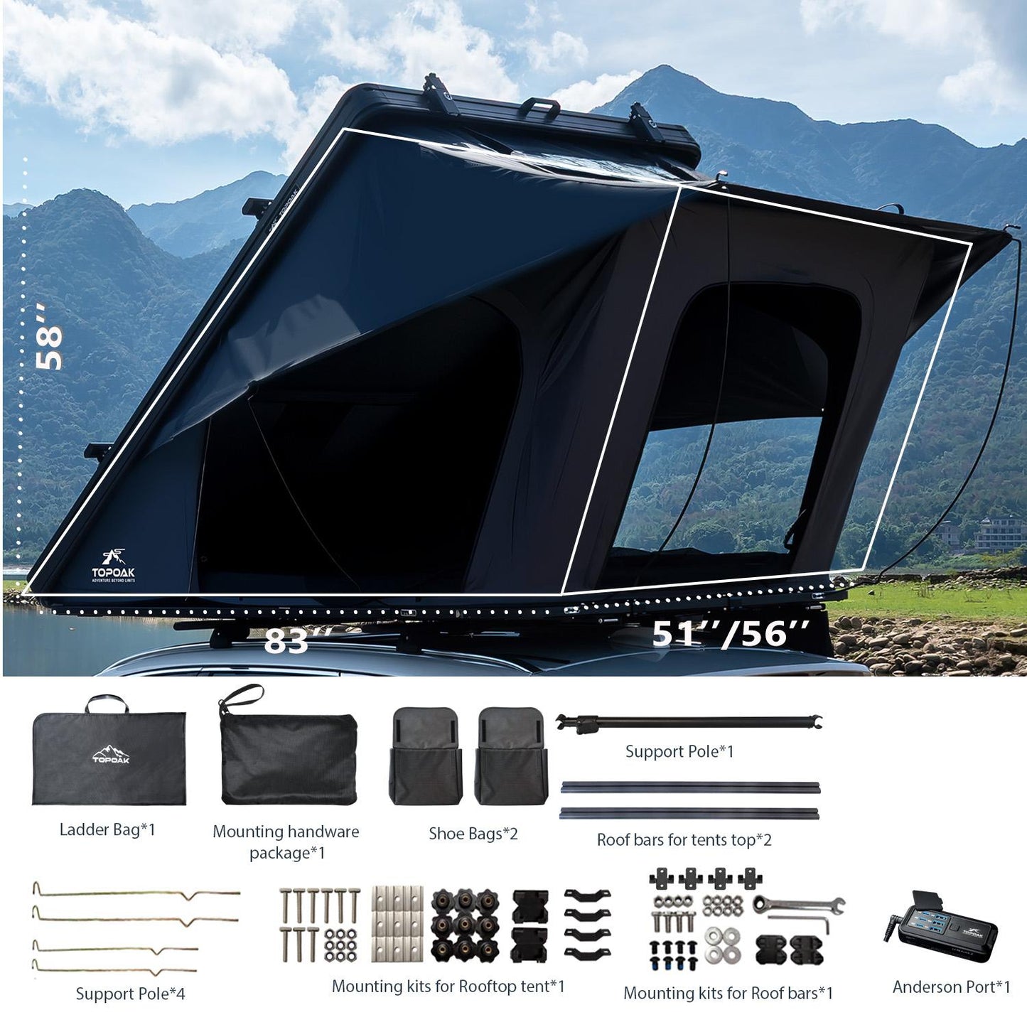 Galaxy Light | Rooftop Tent RTT（No Original Packaging）