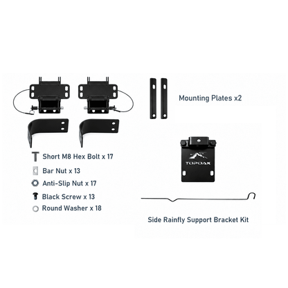 Quick-Release Awning Brackets & Rainfly Support Kit - TOPOAK
