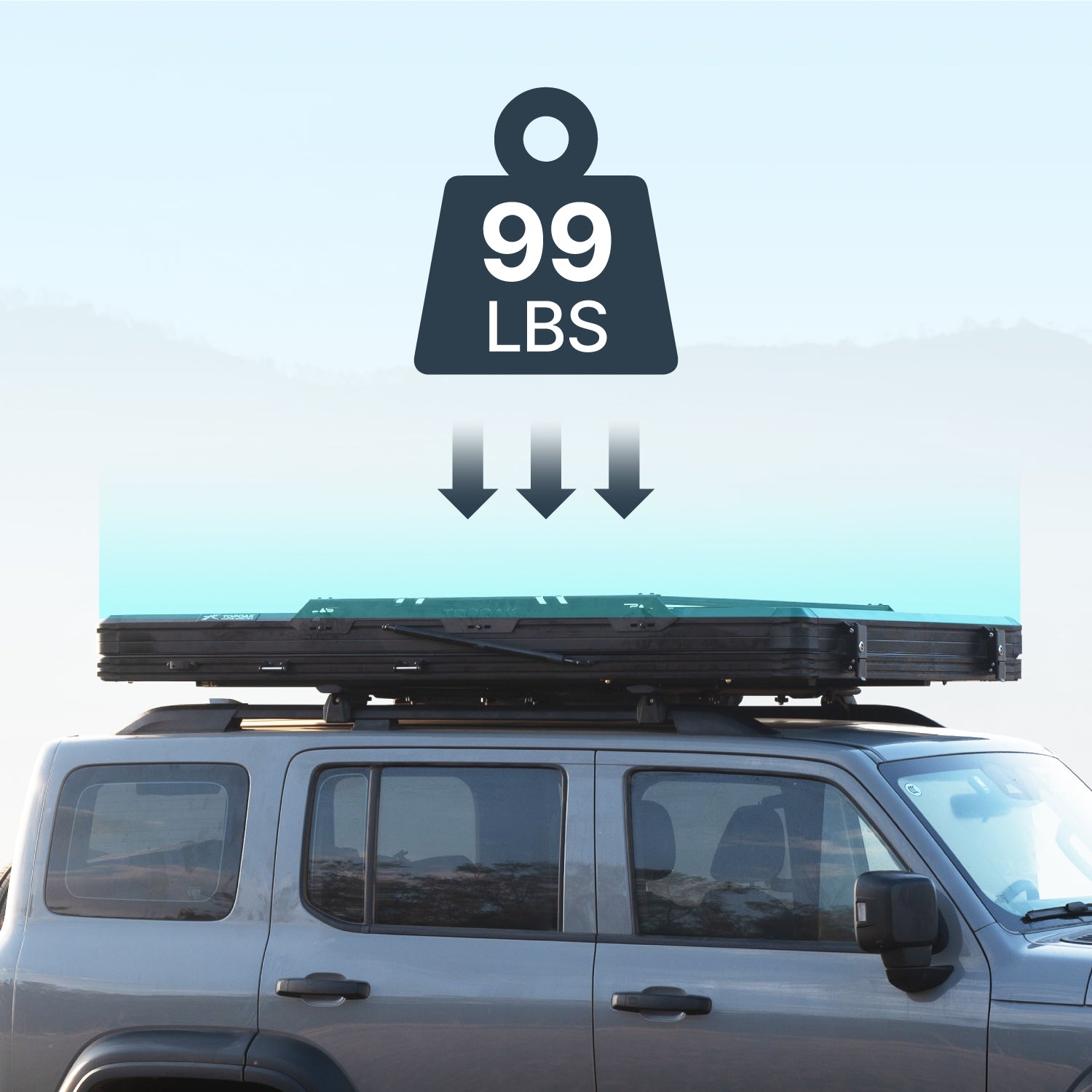 TOPOAK Nebula | Hard Shell Rooftop Tent