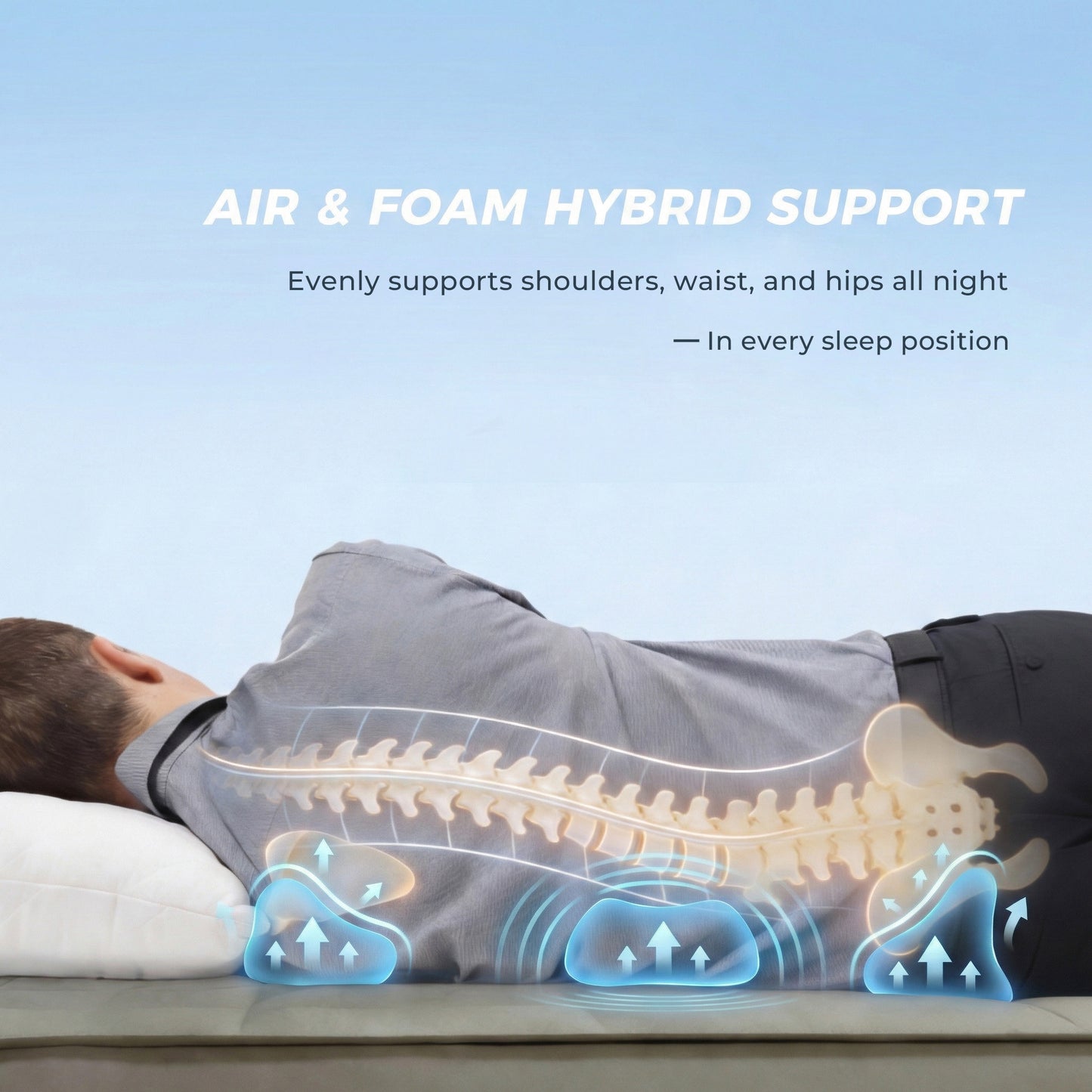 Air & Foam Camping Mattress - TOPOAK