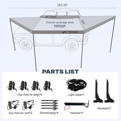 180 - degree Awning - TOPOAK