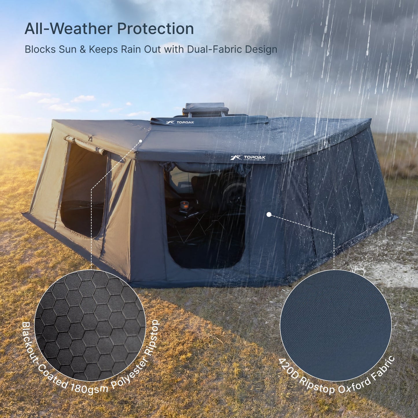 180 - degree Awning Room - TOPOAK