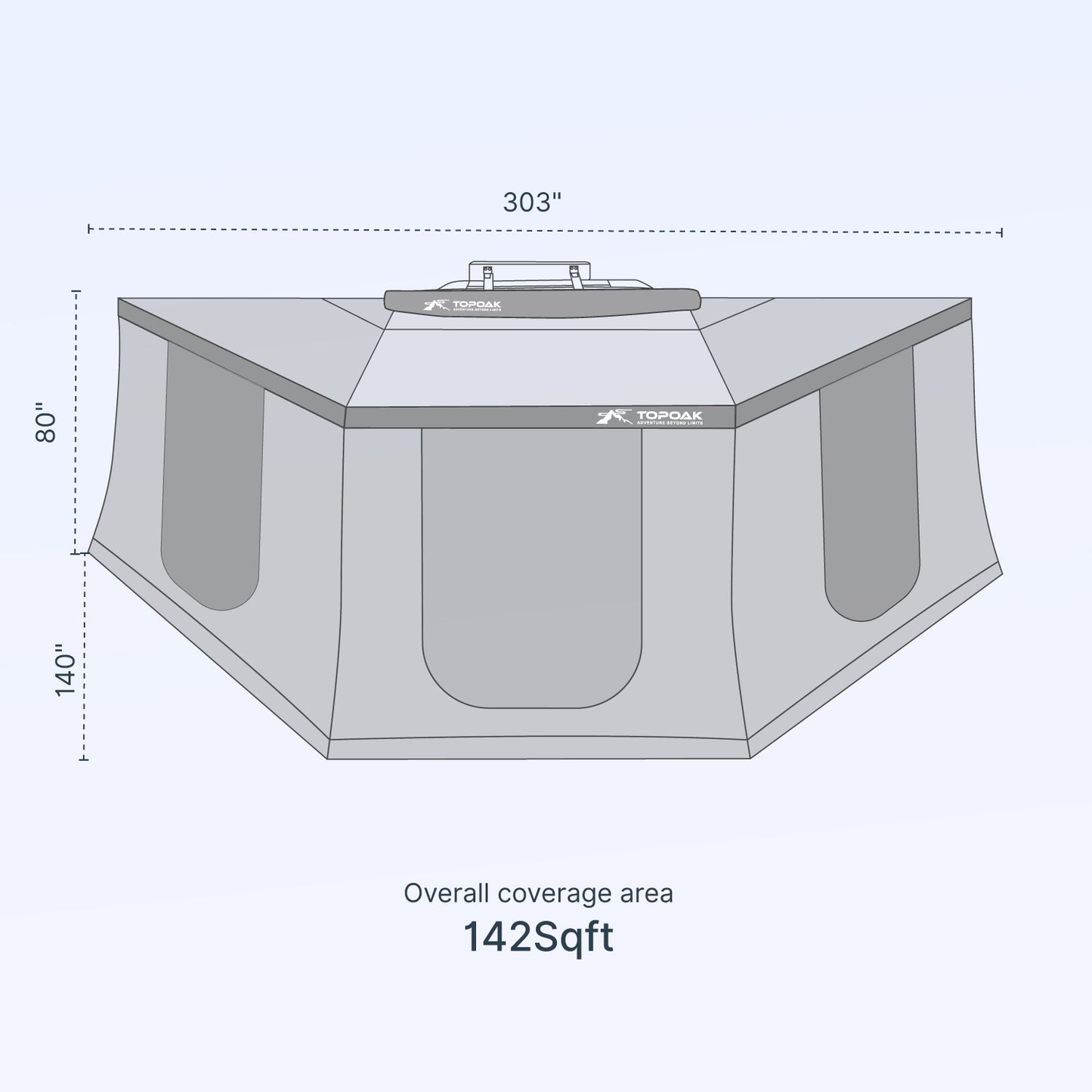 180 - degree Awning Room - TOPOAK