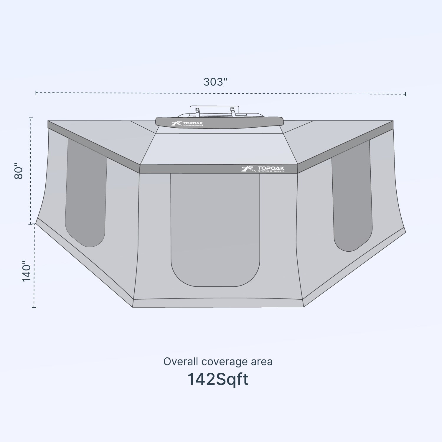 180 - degree Awning Room - TOPOAK