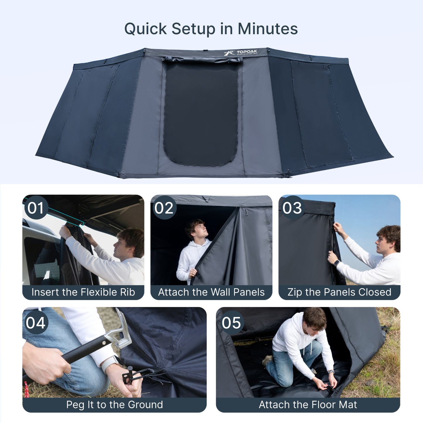 180 - degree Awning Room - TOPOAK