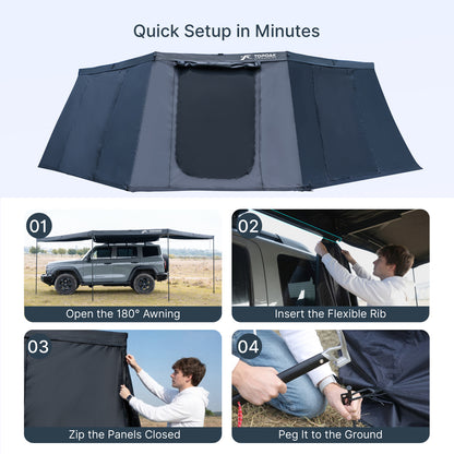 180 - degree Awning Room - TOPOAK