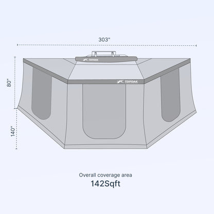 180 - degree Awning Room - TOPOAK