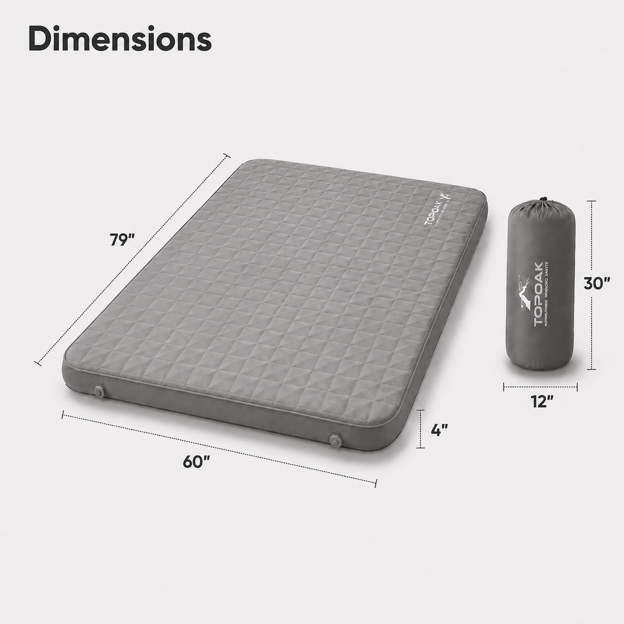 Air & Foam Camping Mattress - TOPOAK