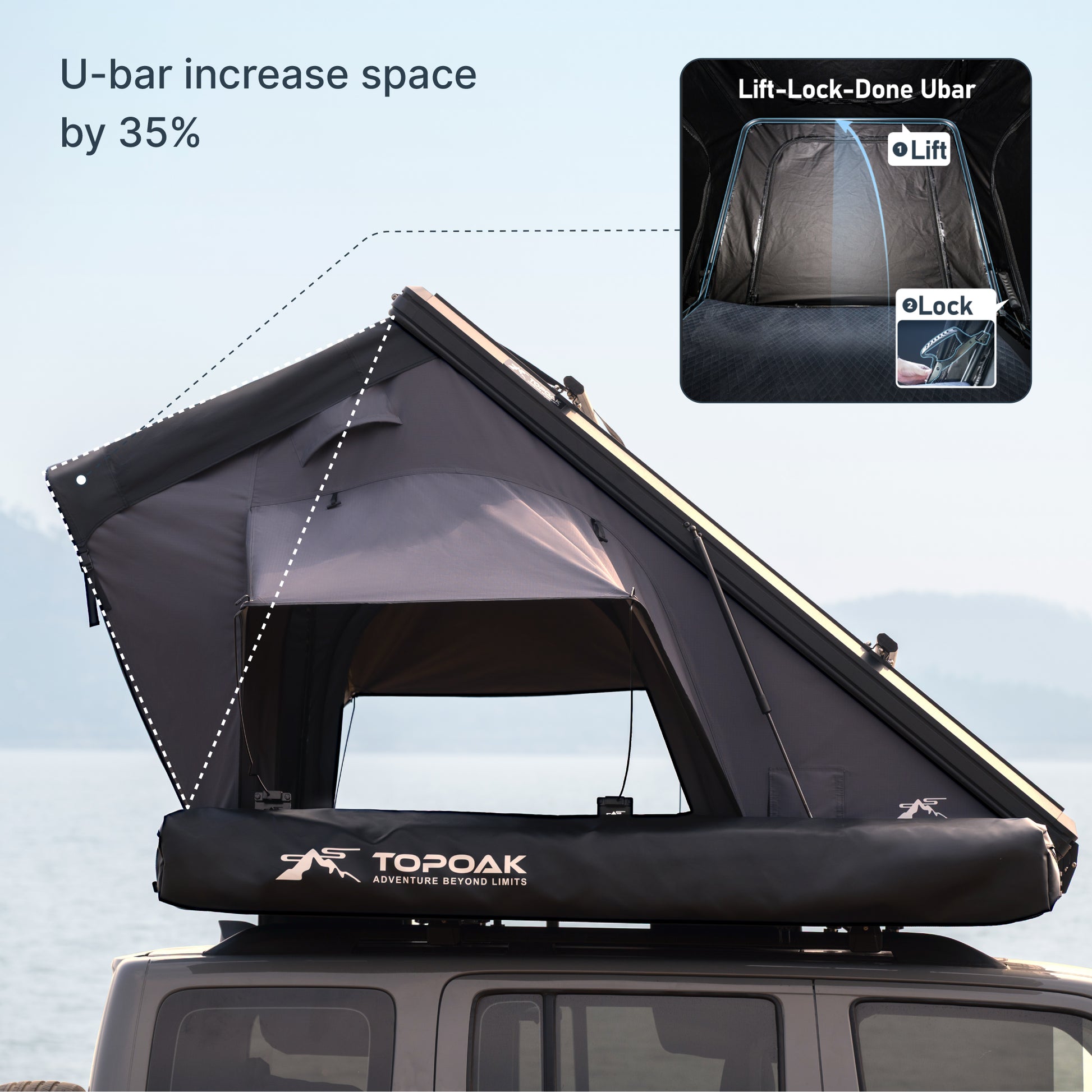 Stellar (Galaxy 2.0) | Rooftop Tent RTT - TOPOAK