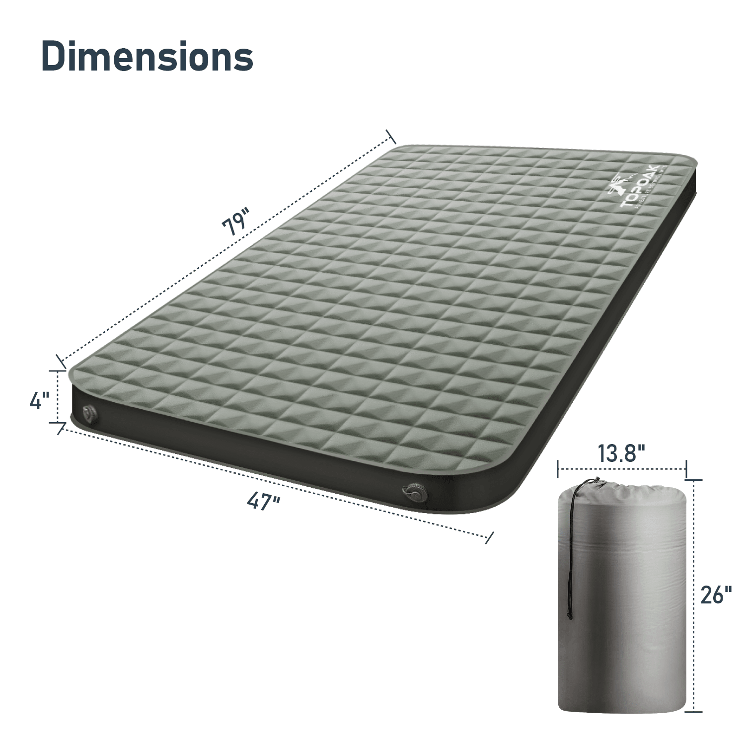 Air & Foam Camping Mattress - TOPOAK