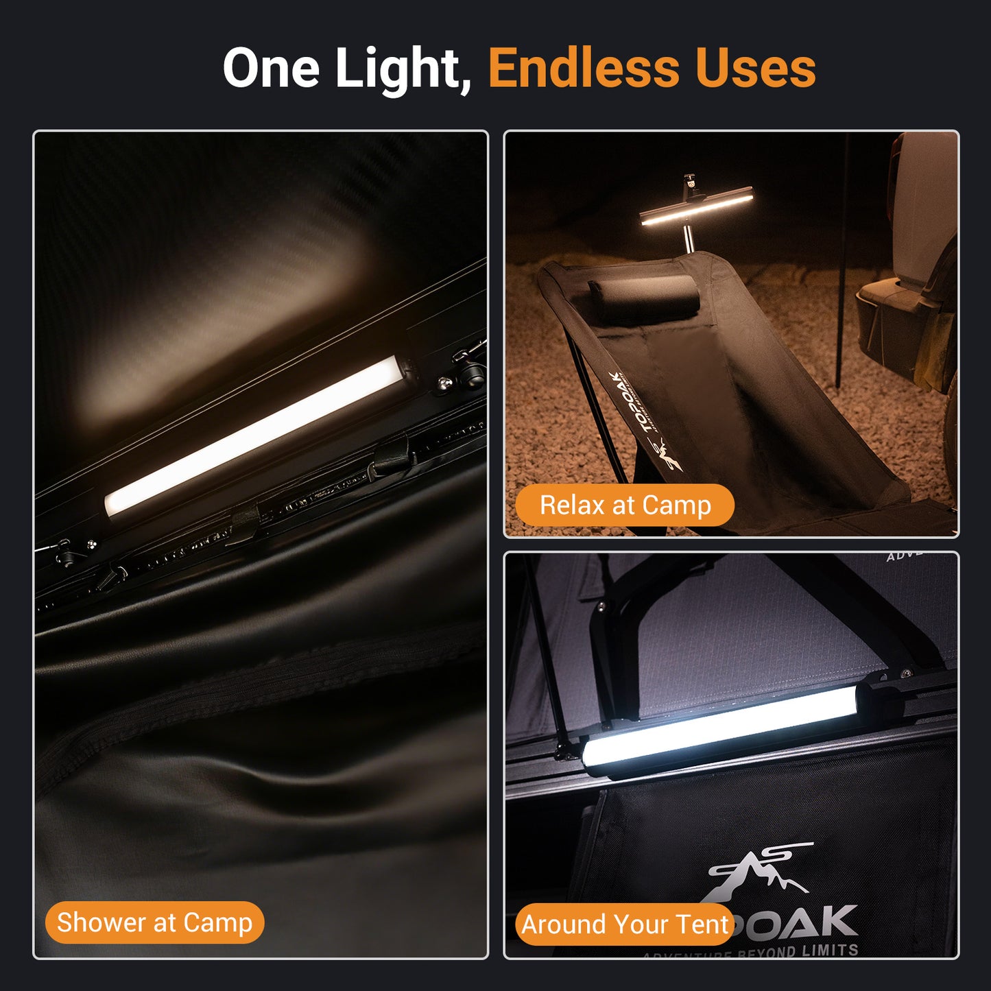 Magnetic Rechargeable LED Light - TOPOAK