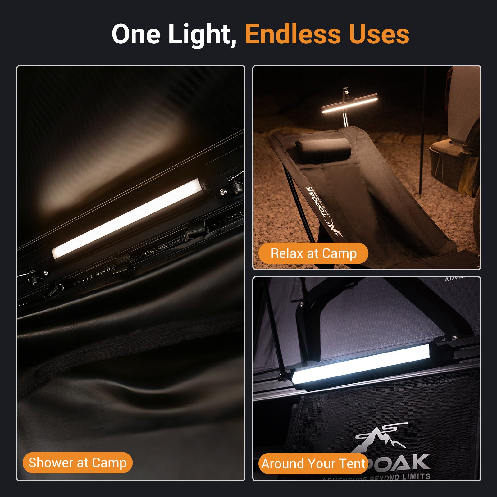 Magnetic Rechargeable LED Light - TOPOAK