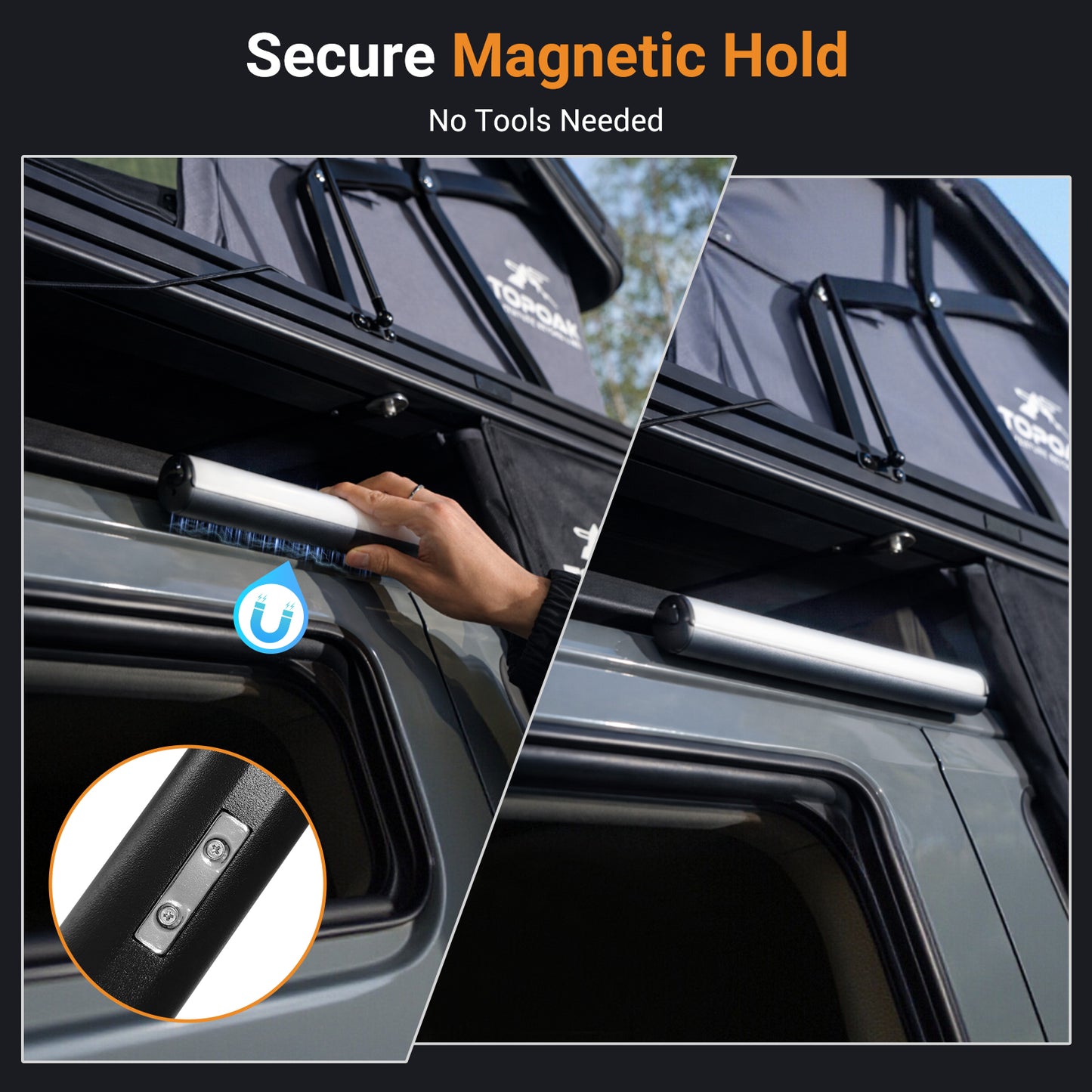 Magnetic Rechargeable LED Light - TOPOAK