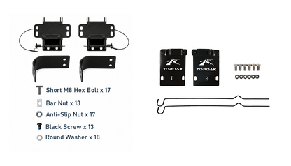 Quick-Release Awning Brackets & Rainfly Support Kit - TOPOAK