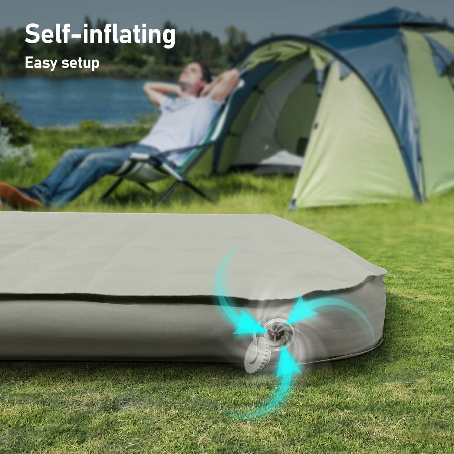 tent air mattresses Air & Foam Camping Mattress