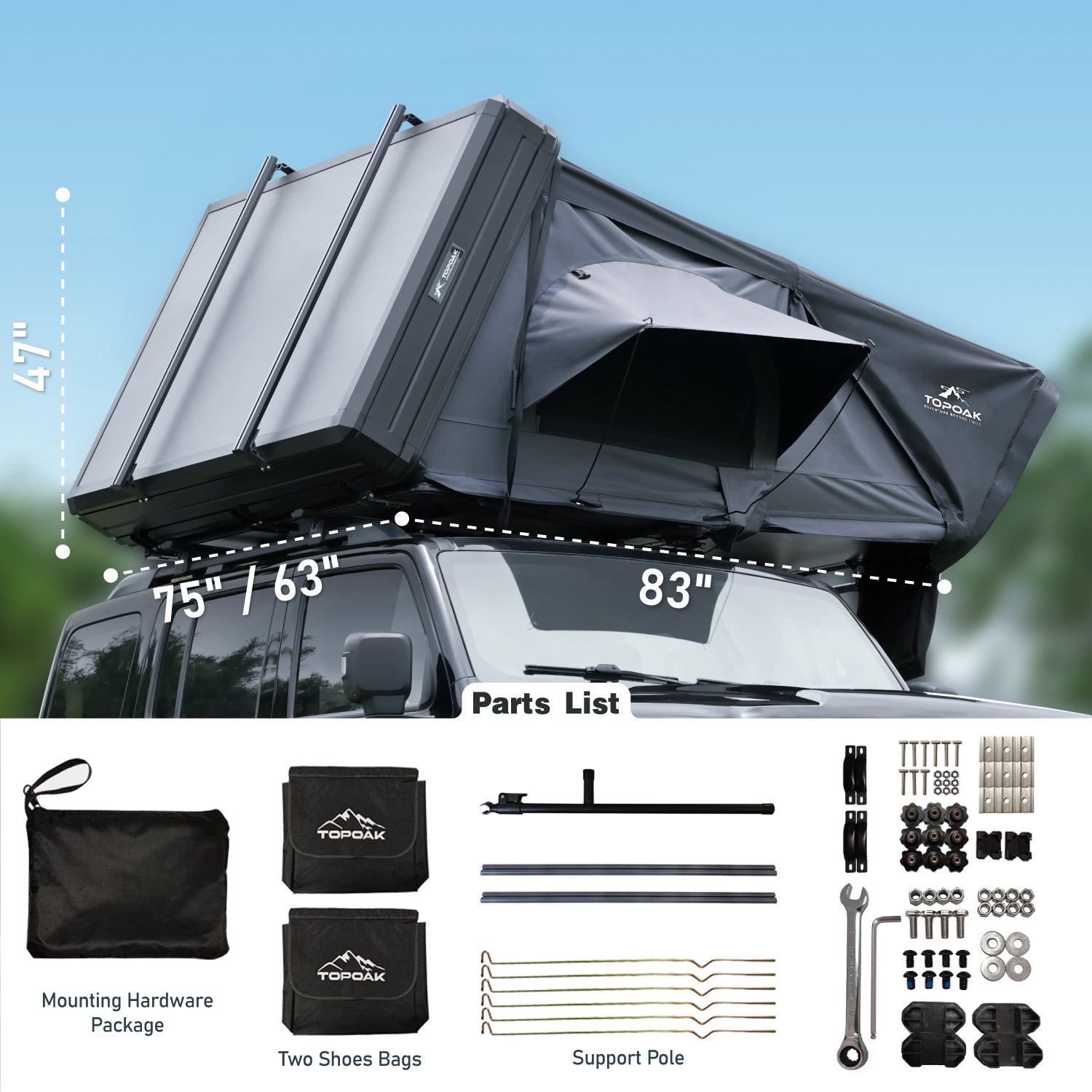 Vision | Rooftop Tent RTT - TOPOAK