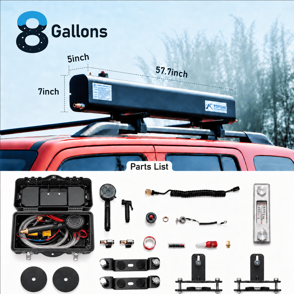 Roof Rack Water Tank - TOPOAK